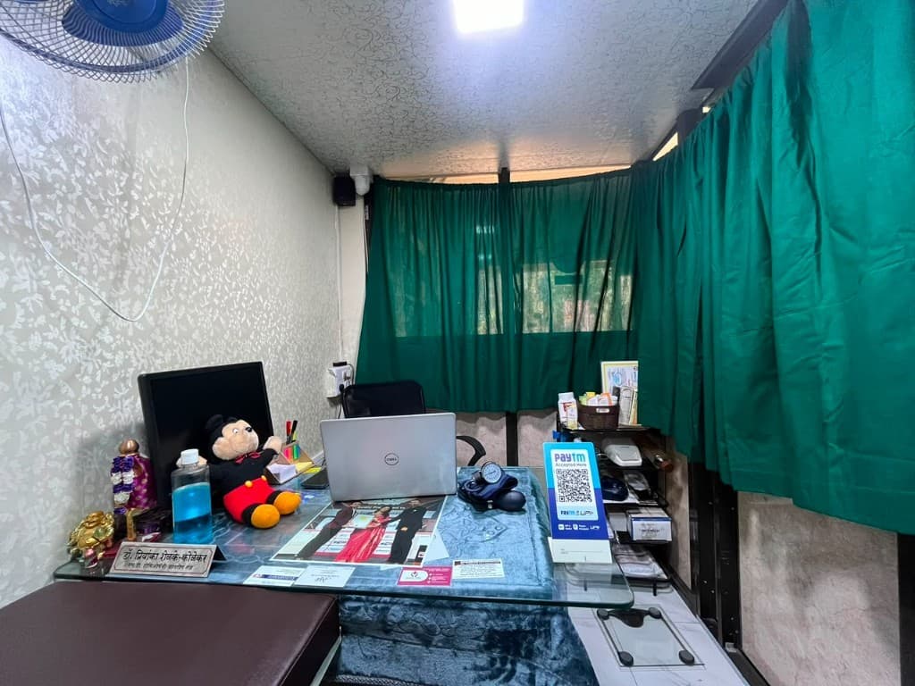 Interior of Sweet Pills Clinic, Old Panvel, Navi Mumbai
