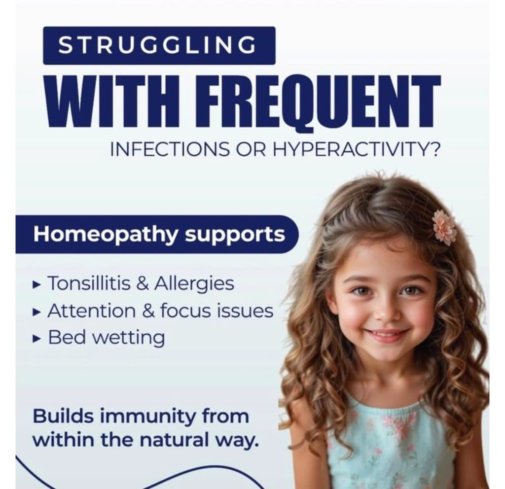 Homeopathy support for frequent infections and hyperactivity