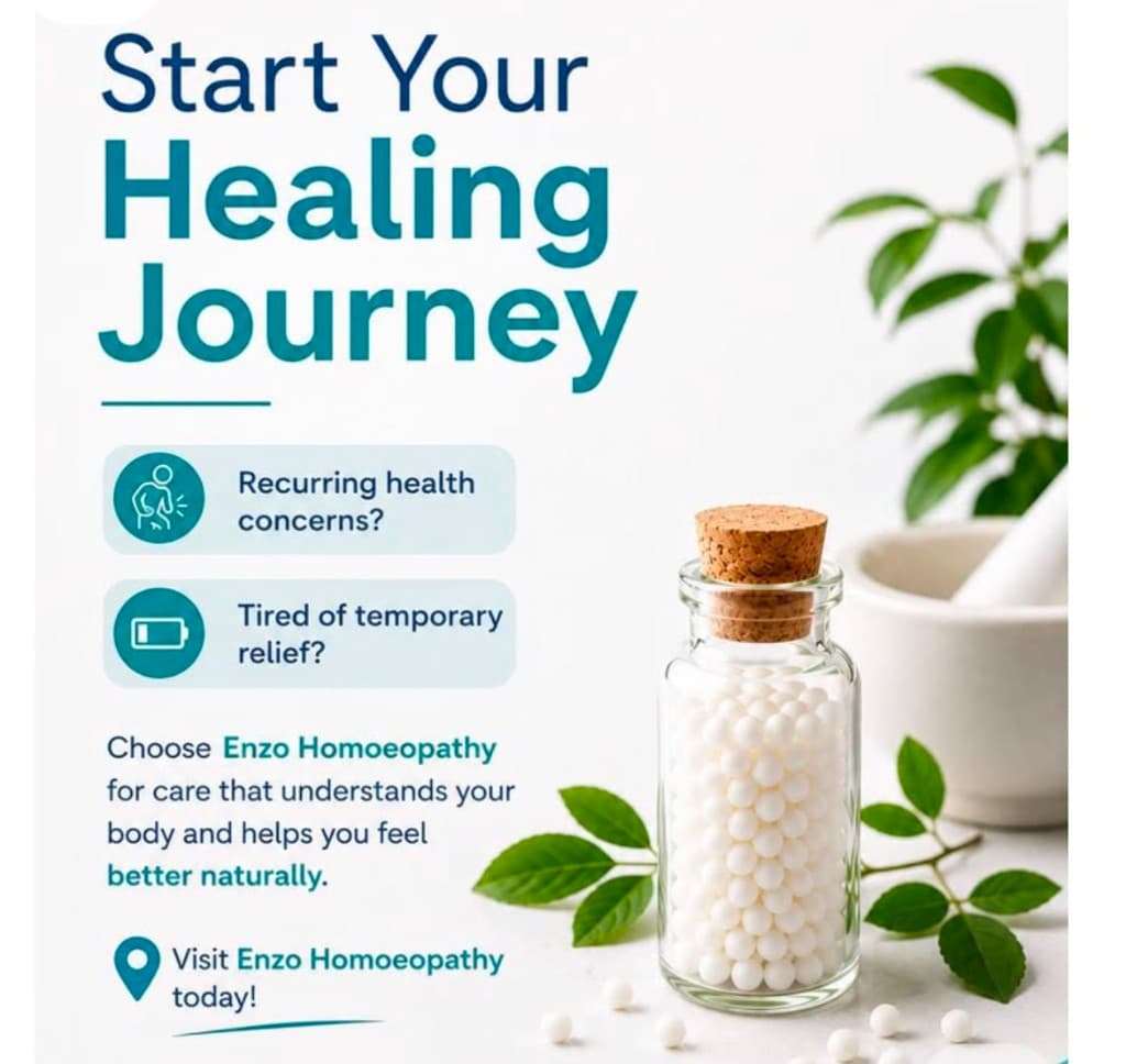 Start your healing journey with homeopathy